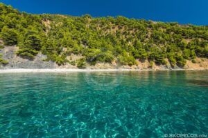 Skopelos Velanio Beach Seaview Aerial Photo