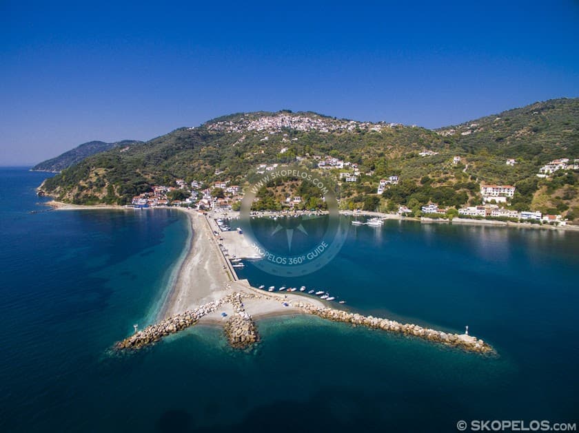 Λουτράκι Γλώσσας Σκοπέλου, Σκόπελος Λουτράκι Λιμάνι, Λουτράκι Γλώσσα, Λιμάνια, Πλοία, Δρομολόγια, Πληροφορίες