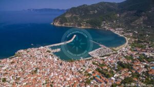 Sporades Islands, Skopelos Town, Chora Of Village, Traditional Settlement