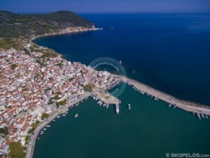 Sporades Islands, Skopelos Town, Chora Of Village, Traditional Settlement