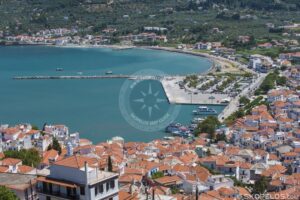 Sporades Islands, Skopelos Town, Chora Of Village, Traditional Settlement