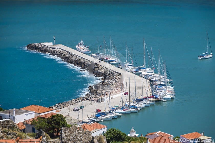 Skopelos Port, Chora, Getting To From Skiathos