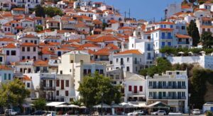 Skopelos Denise Hotel, Hotels, Hotel Denise, Town, Port, Mamma Mia Island, Greece, Greek Islands