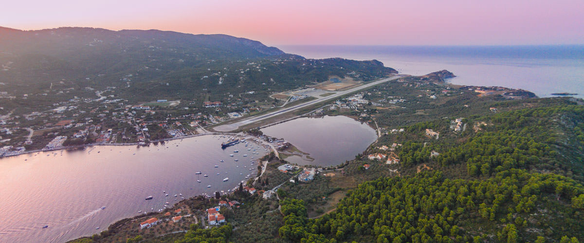 Skiathos Airport, Skopelos By Plane